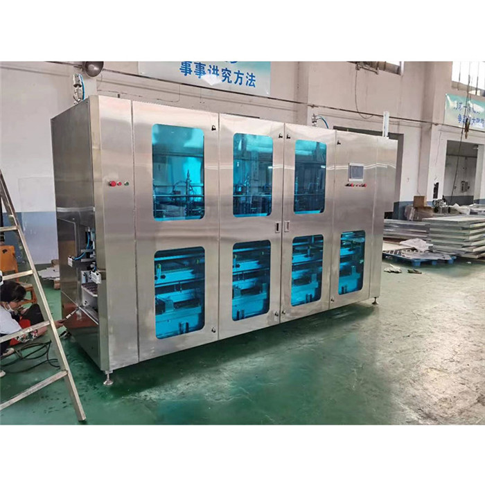 Čínsky ekonomický presný stroj na pranie bielizne na prací prášok Stroj na výrobu tekutých podložiek na prací prostriedok
